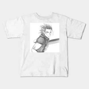 the magnificent swordsman in fantasy Kids T-Shirt